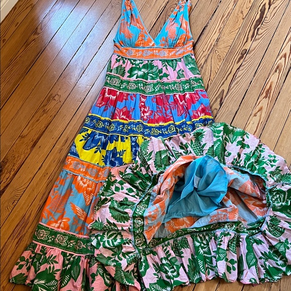 FARM RIO Lace Garden Mix Dress - Picture 9 of 15